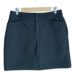 Eddie Bauer Black Women's Adventurer 2.0 Skort Size 6 Hiking Camping Gorpcore